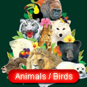 animals and bird designs