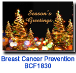 BCF1830 Sparkly Trees Charity Holiday Card