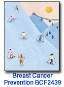 Skiing supporting Breast Cancer Prevention Partners