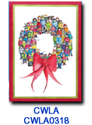 CWLA0318 Wreath of Nations holiday card