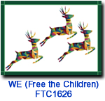 FTC1626 Triple Stag Holiday Card