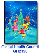Jubilee charity holiday card supporting Global Health Council
