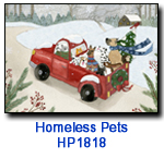 HP1818 Truckful of Friends charity Holiday Card 