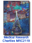 One Magnificient Tree charity holiday card supporting Medical Research Charities