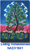 NAEH1641 Tree of Peace holiday card