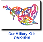 OMK1518 Peace Dove Holiday Card
