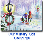 OMK1726 Family Time holiday card