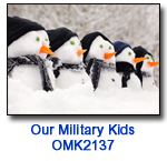 Carrot Noses charity holiday card supporting Our Military Kids