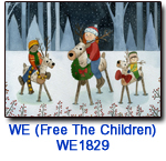 WE1829 Reindeer Riders holiday card