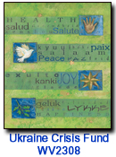 Health, Peace, Joy, Happiness card supporting Ukraine Crisis Fund