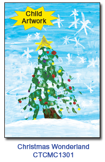 Christman Wonderland charity holiday card supporting Connecticut Children's 