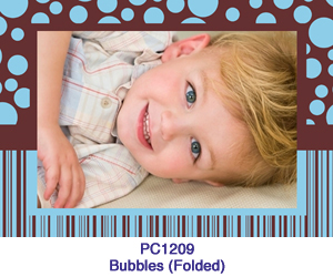 Bubbles Photo Card PC1209
