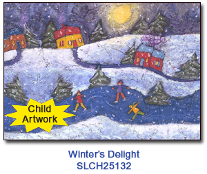 Winter's Delight charity holiday card supporting St. Louis Children's Hospital
